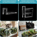 12pcs Aquarium Lid Clips Transparent,6mm Rimless Fish Tank Glass