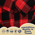 Paiaite Plaid Dog Shirt: Classic Checkered Style in Pure Cotton for Large, Medium, and Small Breeds, Comfort, Breathabil