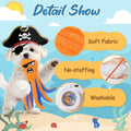 Zeaxuie Interactive Dog Toys, 2 Pack No Stuffing Chew Toys for Teething