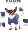 Paiaite Dog Shirt Soft Lightweight Breathable Turtleneck T-Shirt: Warm Comfy Vest for Teacup Chihuahua, Yorkie Puppy & C