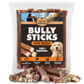 BRUTUS & BARNABY 6 Inch Bully Sticks for Dogs (12 Count) – Thick Grass-Fed Beef Pizzle Sticks, Odor Free Natural Dog Chews, Rawhide Free, Long Lasting for Small, Medium & Large Aggressive Chewers