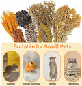 Natural Hamster Flower & Herb Habitat Deocr, Hamster Sprays Herbs Bedding Mate, Hamsters Cage Enrichment Decoration Acce