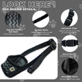 Soft and Breathable Dog Muzzle with Adjustable Straps for Small, Medium, and Large Dogs. Prevents Biting, Chewing, and Barking. Ideal for Grooming and Training. (Grey, XS Snout(3.9''-4.7''))
