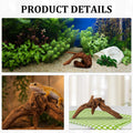 4PCS Driftwood for Aquarium, 1.96''-5.91'' Aquarium Driftwood, Fish Tank Driftwood, Ideal for Fish Tanks, Freshwater Aqu