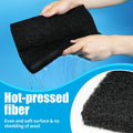 AQUANEAT Aquarium Activated Carbon Filter Media Pad for Fish Tank Pond Canister Filter (10.5" x 18")