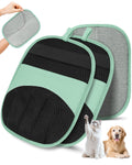 RZPTL Magic Brush Glove Pet Hair - 2 Pack Electrostatic Grooming Removal Gloves for Dogs and Cats, The Magic Brush Pure Path Yomi Pet Grooming Needs, Fur Remover for Furniture, Clothes (Green)