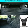 Meginc Dog Seat Covers for Back Seat, Dog Car Seat for Tesla Model 3, 100% Waterproof Pet Seat Cover Protects from Scratches, Scuffs, Hammock for Tesla with Mesh Window & Headrest Protection