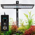 fishkeeper Clip on Aquarium Light for Plants, 6 Row LED Brightness, 18W