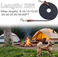 25FT Dog Tie Out Leash Long Tether 8-10-13-15-20-30-35-40-50-65FT