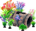 CousDUoBe Fish Broken Barrel Decor Fish Tank Decorations Betta Fish Tank Accessories,Starfish Barrel x 1pc, Aquarium Pla