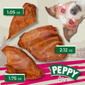 Pig Ear Dog Chews Mix (100 Count) – Natural Single Ingredient Dog Treats – Rawhide Alternative – Long-Lasting Dental Che