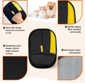 TTIIHOT Electrostatic Gloves for Pet Hair Removal: Upgraded 2PCS Animal Fur Removal Tool for Dogs&Cats Efficient Reusable Pet Hair Remover for Couch Carpet Car Seat Clothing Quick Clean (2 pcs-Black)