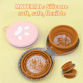 PawSailor Collapsible Dog Bowls, 2-in-1 Pet Portable Travel Double Bowl Water Food Feeder Traveling Camping & Walking 25oz Pink