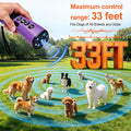 Dog Bark Deterrent Device, 4X Ultrasonic Anti Barking with 5 Modes
