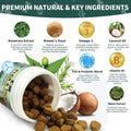 Flea and Tick Prevention for Dogs, Natural Dogs Flea and Tick Treatment Chewable, Oral Pets Flea Support Supplement - Fl