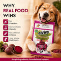 Olewo Original Red Beets for Dogs – Internal Support Dog Food Topper for Skin Sensitivity and Overall Balance, Prebiotic Fiber and Whole Food Nutrients, 1 lb