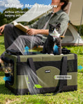 Pecute Large Cat Carrier, Soft Double Pet Crate for 2 Cats Travel