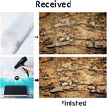 3 PCS 36"x18" Reptile Terrarium Background – Polyester Fabric for Bearded Dragon Tank Decor with Rock Bark & Forest Patt
