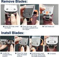 3 Pack 10 Clipper Blade Compatible with Andis, Wahl and Oster Dog Clippers