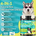 Woyamay Flea and Tick Prevention for Dogs, Dog Flea and Tick Treatment