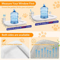 L&W BROS. Cat Window Perch Cushion Bed Hammock with 4 Updated Suction Cups Easy to Assemble Cat Window Bed for Heavy Large Cats (M 1Pc)