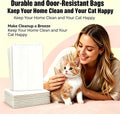 Cat Litter Box Liners for PetSnowy SNOW+ Cat Litter Box, 60 PCS Self-Sealing Waste Drawer Bags for Automatic cat Litter Box (60 Pcs)