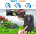 hygger Aquarium Crossflow Wave Maker, Adjustable Direction & Flow Gyre Wavemaker 5 Wave Modes & Tidal Mode Magnetic Powe