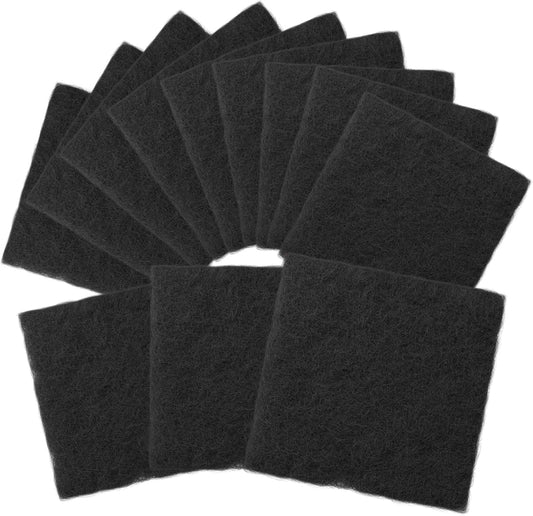 Eosarcu 6Pcs Litter Box Filters Replacement for All Brand Stainless Steel Litter Box, Size 4 x 4inch Random DIY, Odor Control