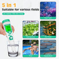 YINMIK pH Meter Salinity Tester pH Salt Meter with pH Salt Solution
