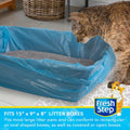 Fresh Step Drawstring Cat Litter Liners, Scented, 2.5 ft x 17 in, 7ct, 3-Pk