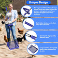 Chicken Poop Scooper Rake 2-in-1,304 Stainless Steel Shovel Head, Chicken Litter Scoop with Handle for Chicken Coop for 