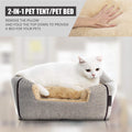 WINDRACING Cat Bed for Indoor Cats - Cat Cave Beds Cat House Cat Tent with Removable Washable Cushioned Pillow, Soft Kitten beds,Cat Beds & Furniture, for Small and Medium Pet Bed