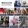IECOii 4XL Dog Sweater - Stretch Fleece Sweater with Turtleneck,Red