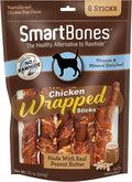 SmartBones Chicken-Wrapped Sticks, Treat Your Dog to a Rawhide-Free Chew Made with Real Chicken and Vegetables