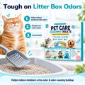 Cat Litter Box Cleaner Tablets, Stain & Odor Removal