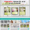 27"-32" Aluminum Cat Door for Winow No-Drill Rental-Friendly