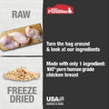 PureBites Mini Chicken Breast Freeze Dried Dog Treats, 1 Ingredient, Made in USA, 2.1oz