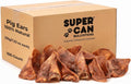 Supercan Pig Ears for Dogs – Natural Dog Chews, Single Ingredient Pork Ear Treats, Long Lasting Dental Chew for Medium &