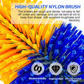 2PCS Livestock Scratch Brushes, Horse Scratcher Full Massage Brush Kit, Relieve Itching on Back, for Horse, Cattle, Shee