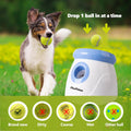 Pet Prime Automatic Dog Ball Thrower Launcher for Small and Medium Dogs, Interative Dog Fetch Machine with 3 Tennis Ball