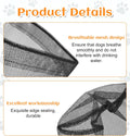 1 Pack Foxtail Mask for Dogs, Breathable Mesh Foxtail Protection for Dogs, Adjustable Elastic Soft Dog Head Cover, Anti-