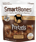 SmartBones Mini Pretzels Rawhide-Free Dog Treats, Peanut Butter, 7 Count