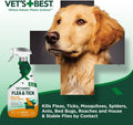 Bundle of Vet's Best Flea and Tick Yard & Kennel Spray, 32oz with Vet's Best Flea and Tick Home Spray for Dogs, 32 oz - 