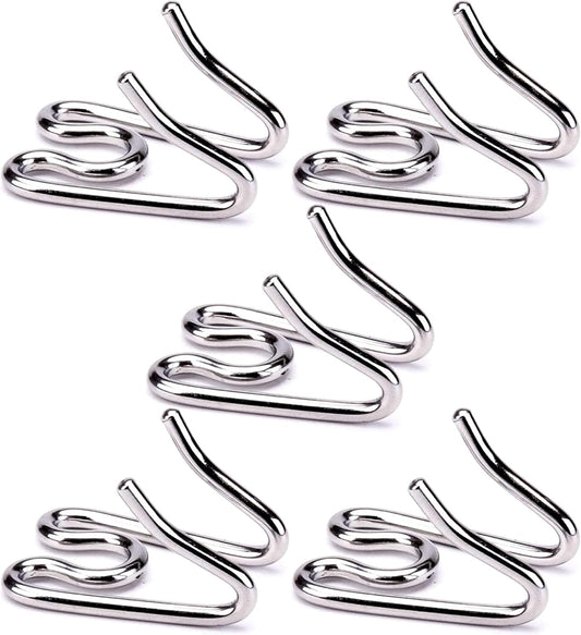 (5 Pack) Stainless Steel Dog Collar Extra Links Designed for 2.25mm H-S Small Dog Collar Links