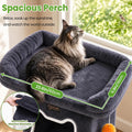 Small Cat Tree Tower Scratching Post for Indoor Cats Large Adult