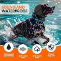 JOHNBOLIN Dog Ear Muffs & No Shake Ear Wrap for Hematoma, Bathing, Drying, Swim& Noise Anxiety Relief- Elastic Waterproo