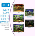 hygger Advanced LED Aquarium Light with Timer, 24/7 Lighting Cycle & DIY Mode, Full Spectrum Fish Tank Light for 48-54 i