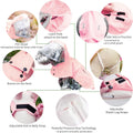 MAMORE Dog Raincoat Waterproof Reflective Adjustable Pet Rain Jacket Hood