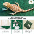 SunGrow, Reptile Mat, Terrarium Floor Liner, 30BR/40BR/50/65 Gallon, Substrate Carpet, Soft Bedding for Reptiles - Gecko