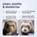 Petpost | Ferret Shampoo. Deodorizing & Moisturizing Formula for Ferrets and Small Animals. Supports Healthy Skin & Coat